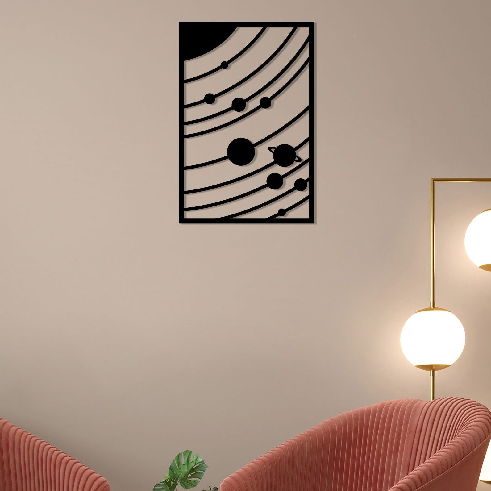 Space Look Metal Wall Art 3