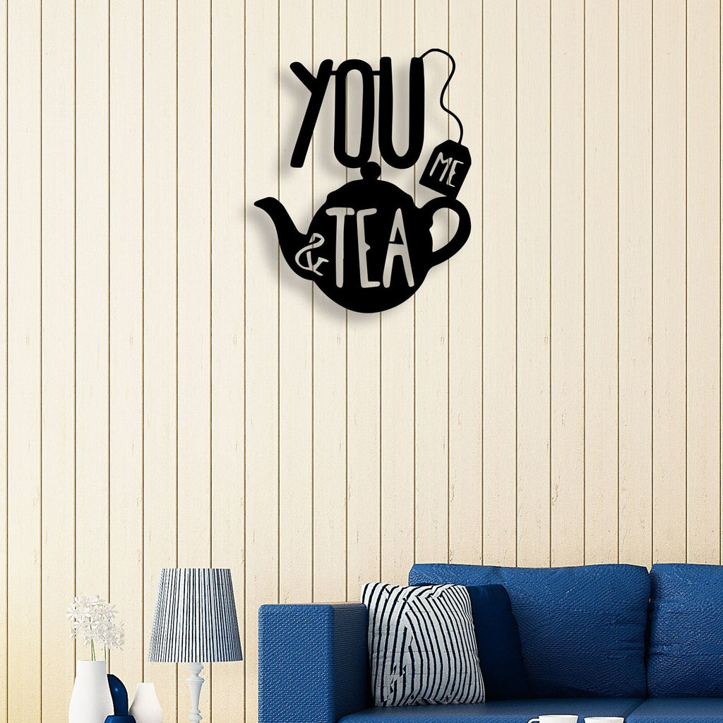 You Me & Tea Metal Wall Art 2