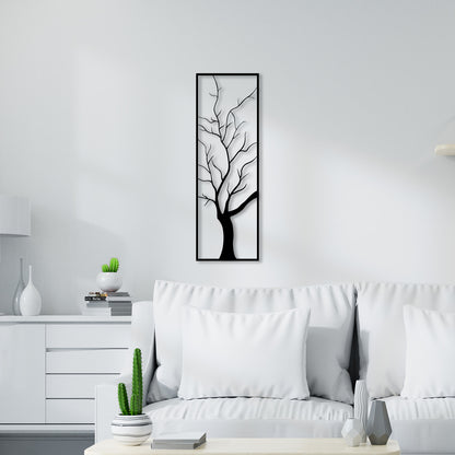 Deciduous Tree Metal Wall Art