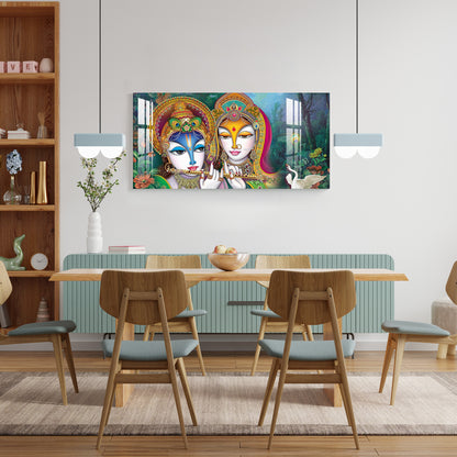 Designer Beautiful Radha Krishna Acrylic Wall Art