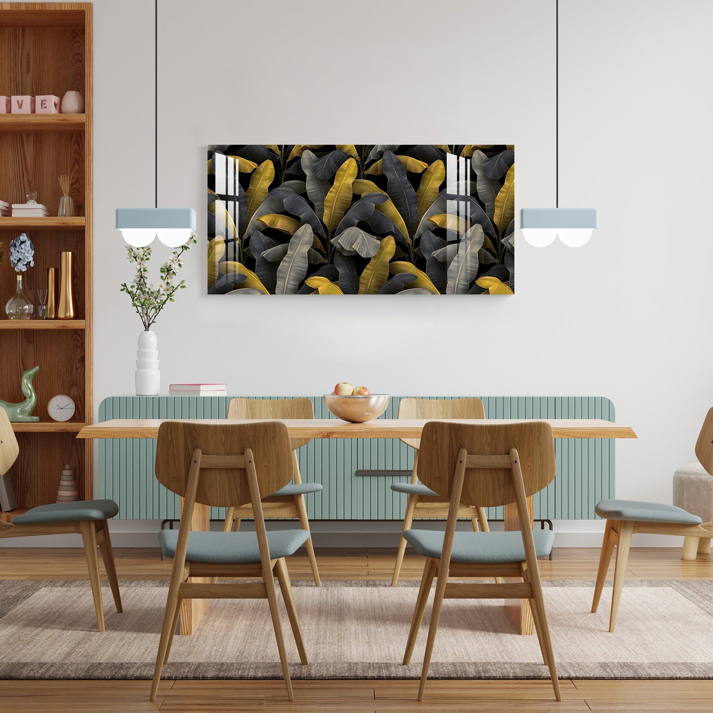 Banana Leaves Acrylic Wall Art