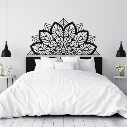 Flower with Border Metal Wall Art