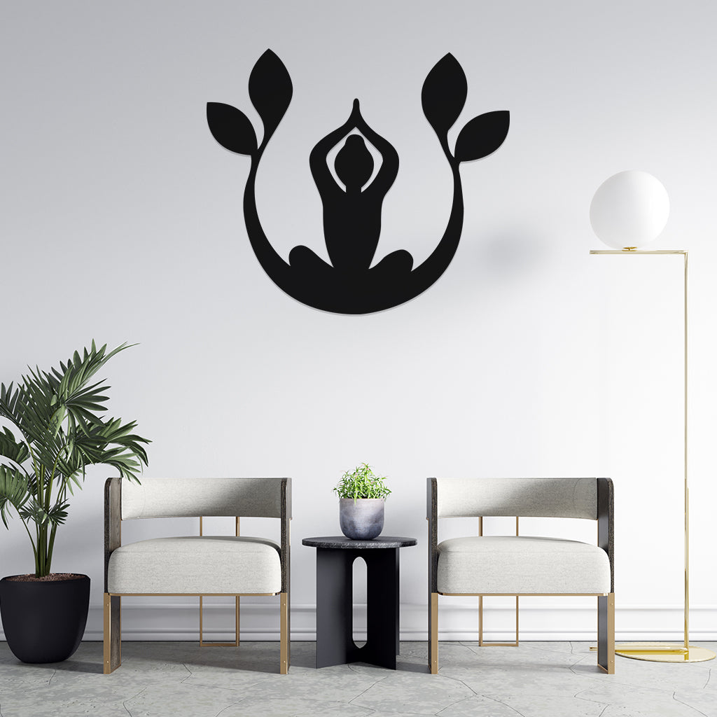 Yoga Lover Metal Wall Art