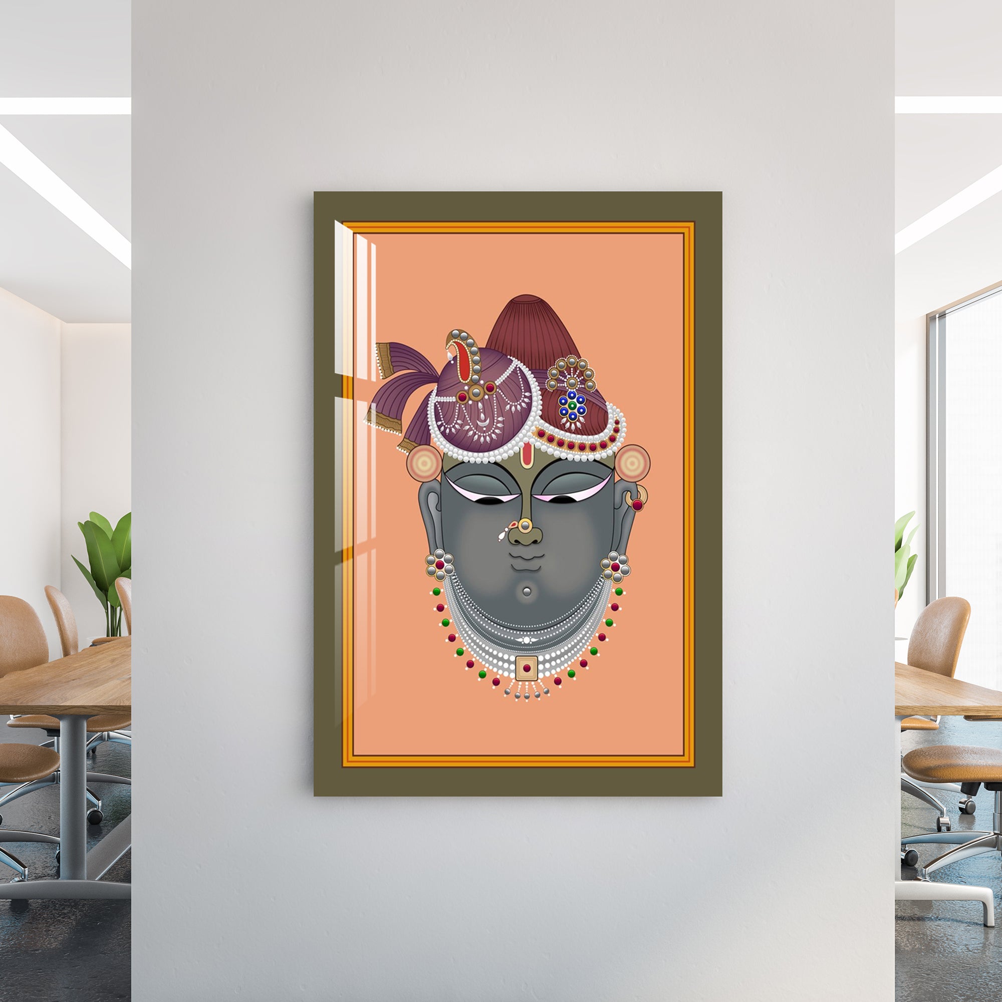 Religious Shree Nathji Acrylic Wall Art