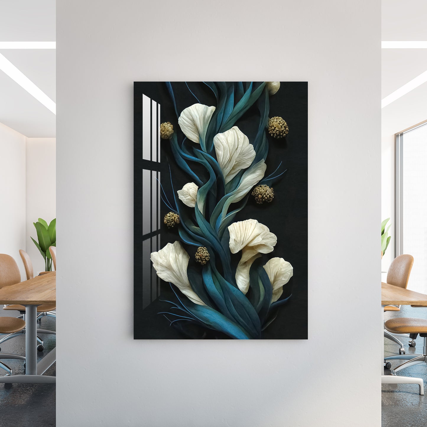 Fascinating Flowers Acrylic Wall Art