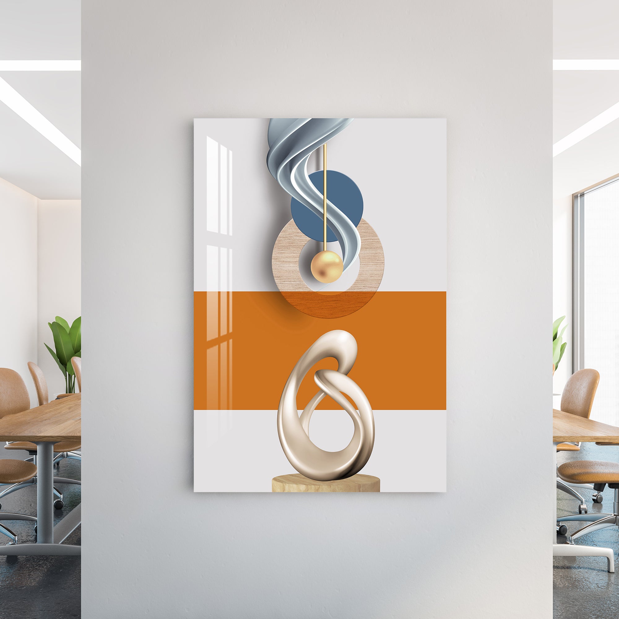 Irregular Rounds Acrylic Wall Art