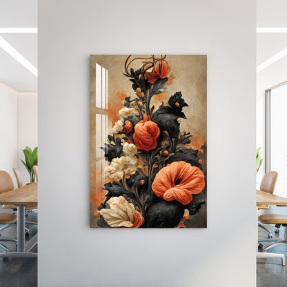 Splendid Flowers Acrylic Wall Art