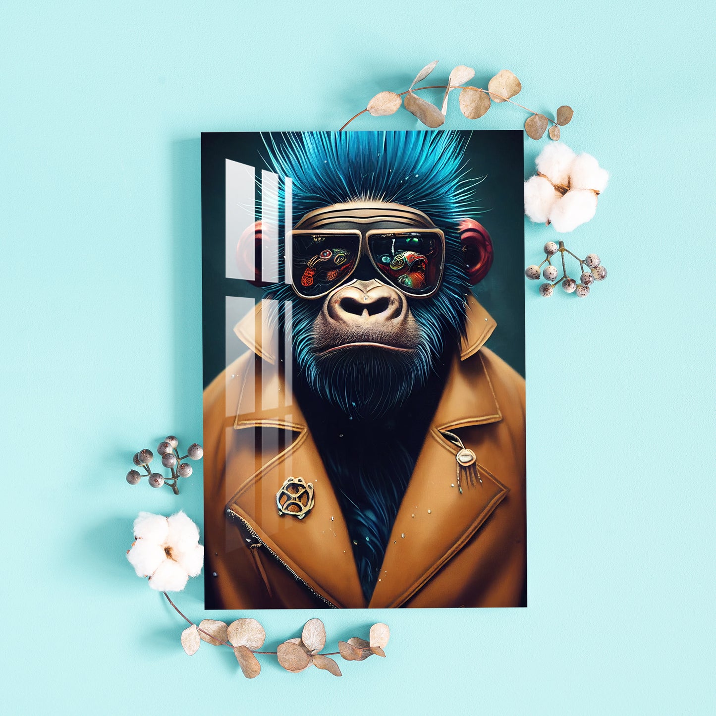 Funky Monkey Acrylic Wall Art