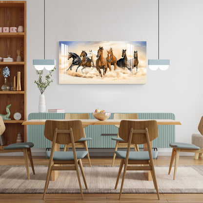 Lucky Horses Acrylic Wall Art