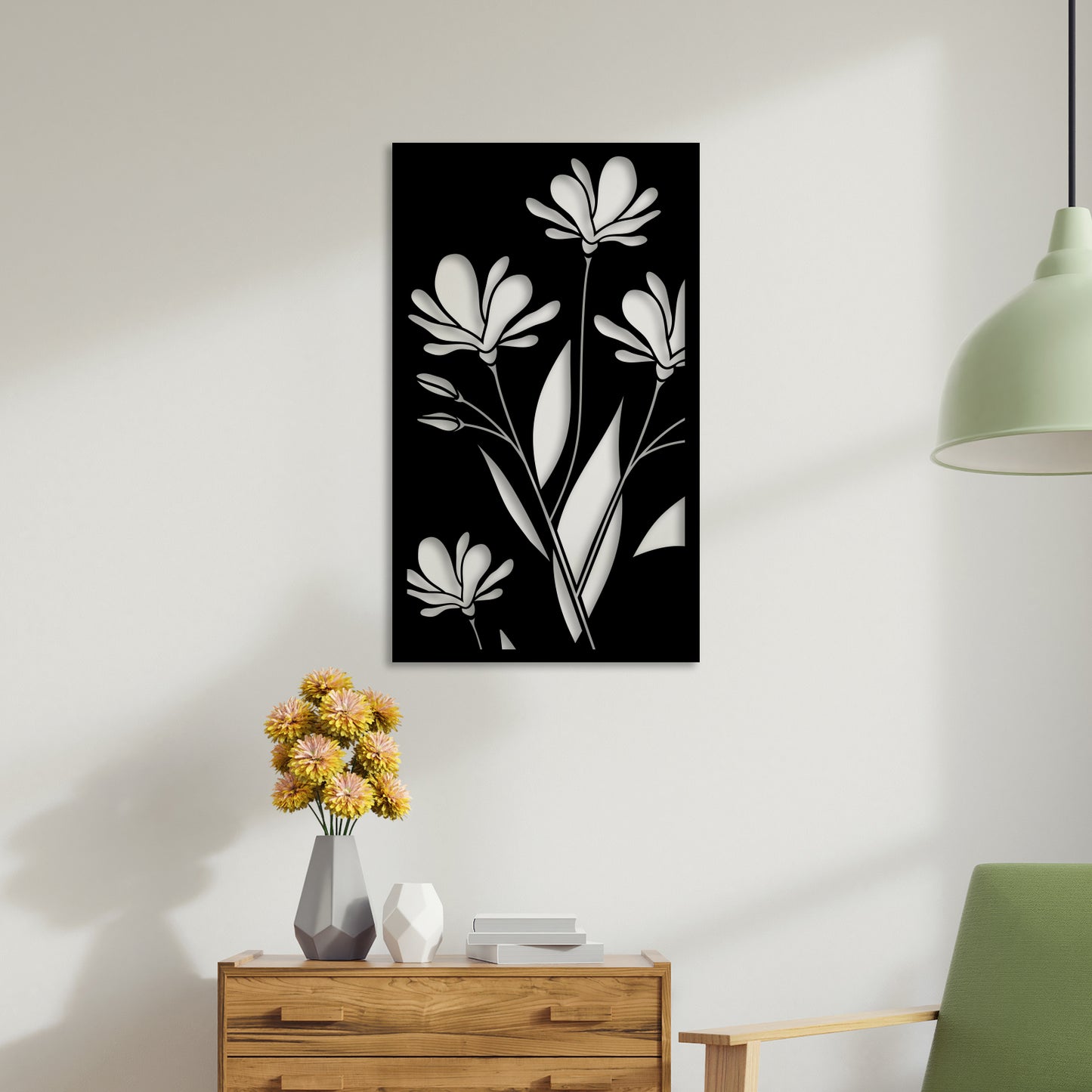 Flowers Metal Wall Art