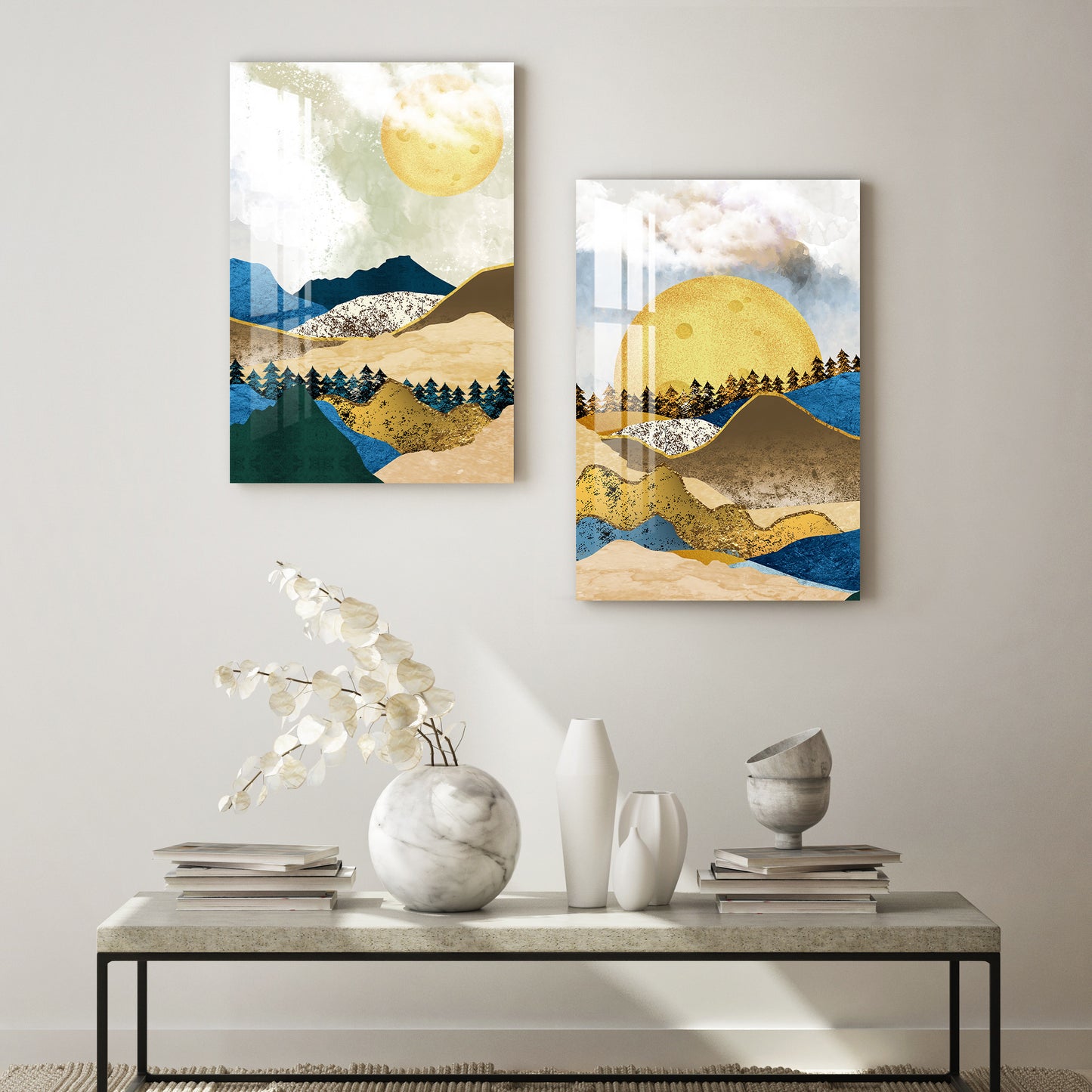 Captivating Scene Acrylic Wall Art (Set Of 2)