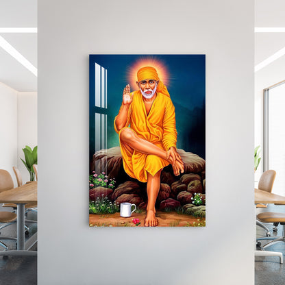 Shree Sai Nath Acrylic Wall Art