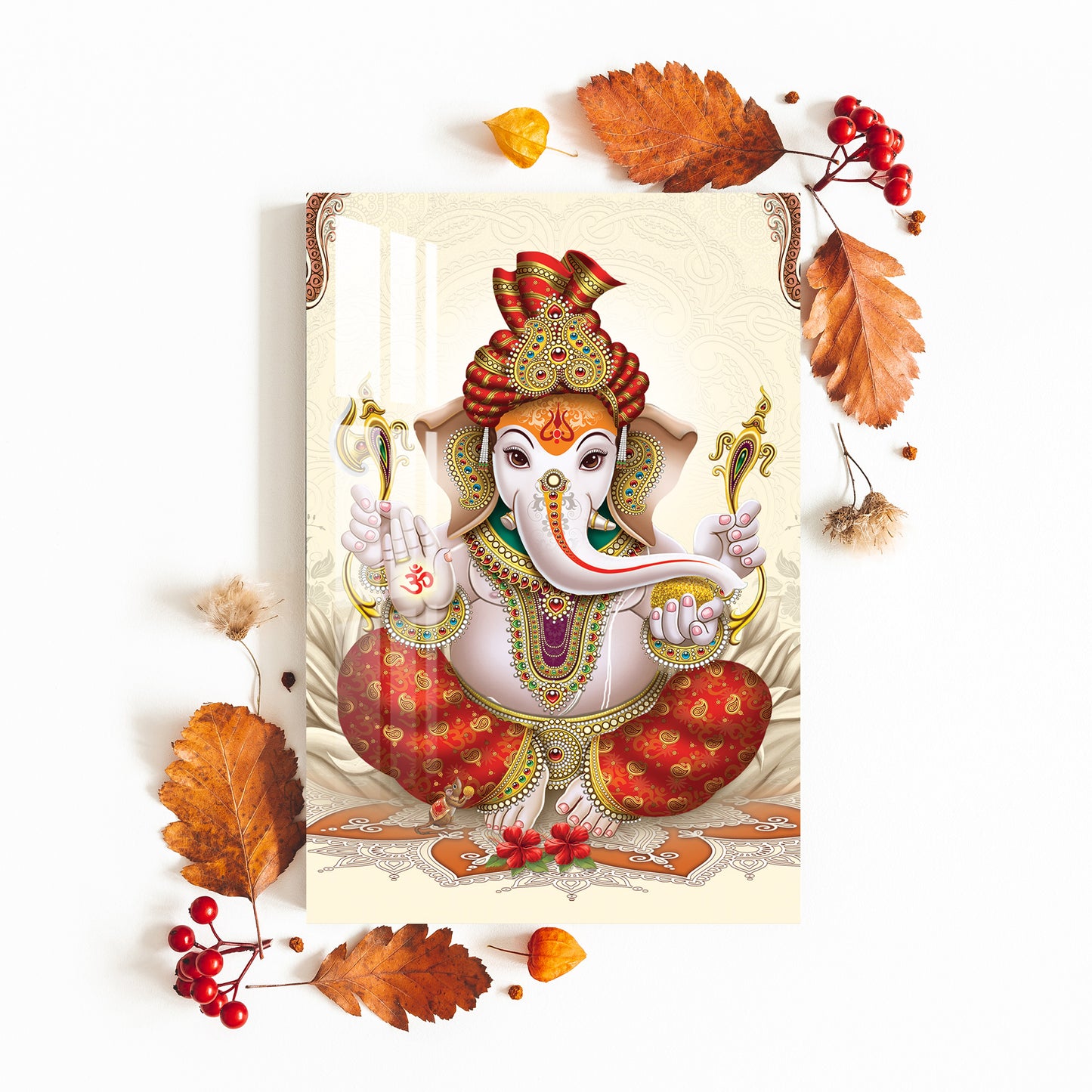 Lambodar Ganesh Acrylic Wall Art