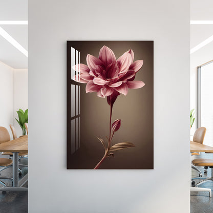 Fascinating Lotus Acrylic Wall Art