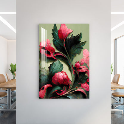 Carnation Flower Acrylic Wall Art