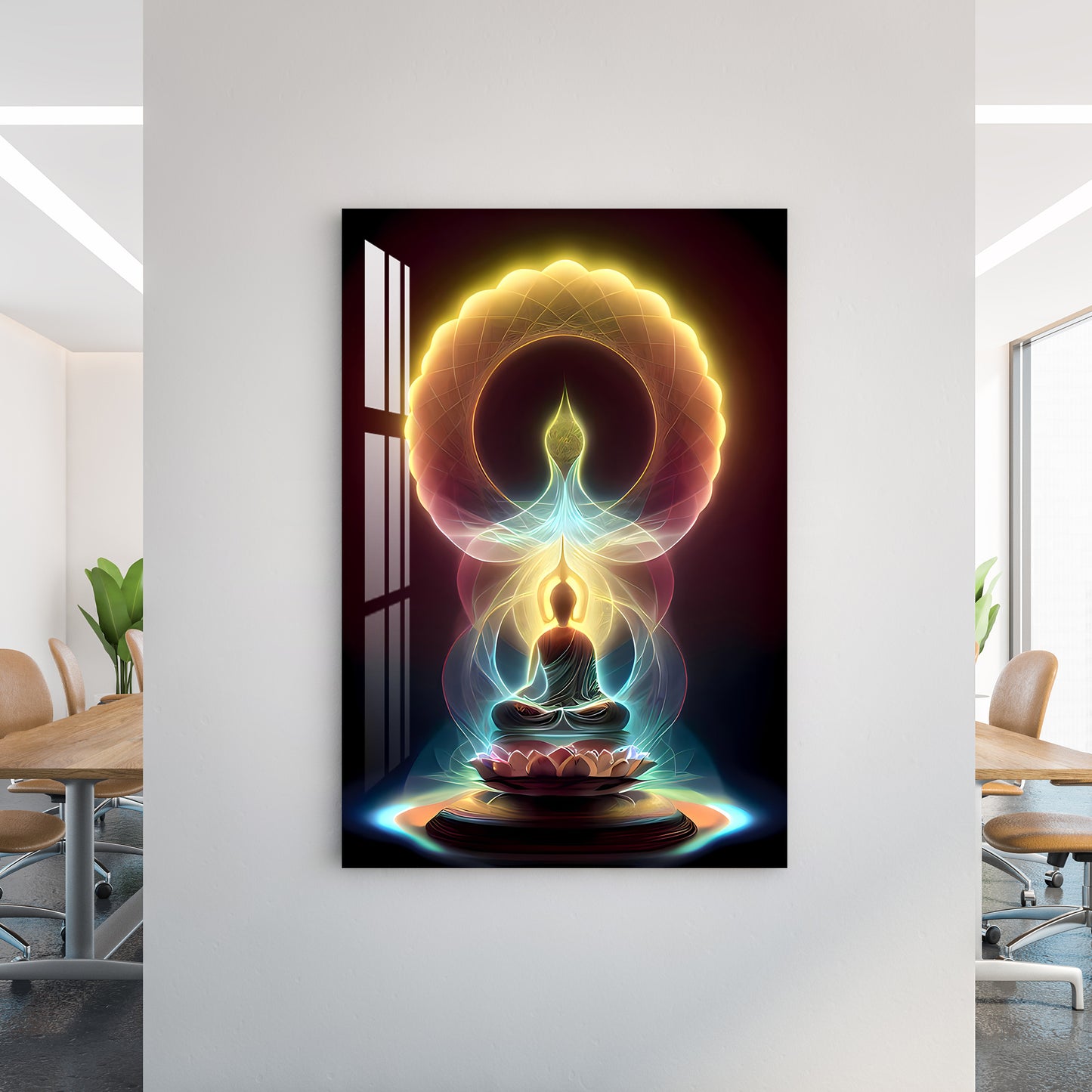 Powerful Energy Chakra Mandla Acrylic Wall Art