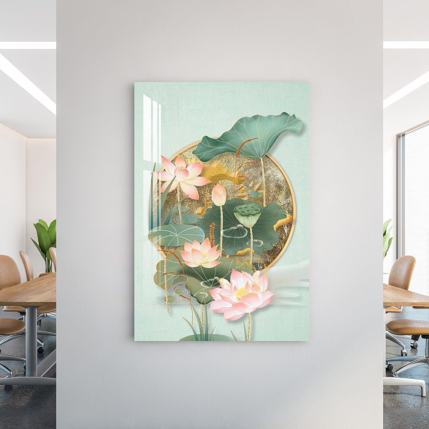 Tale of Lotus Acrylic Wall Art