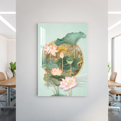 Tale of Lotus Acrylic Wall Art