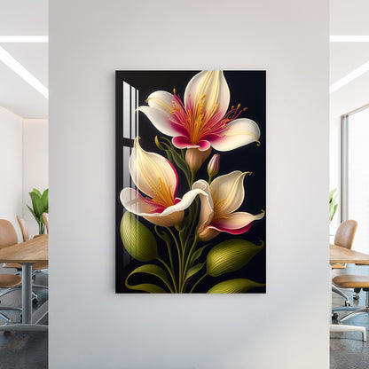 Jasmine Flower Acrylic Wall Art