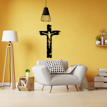 Crucifix Metal Wall Art