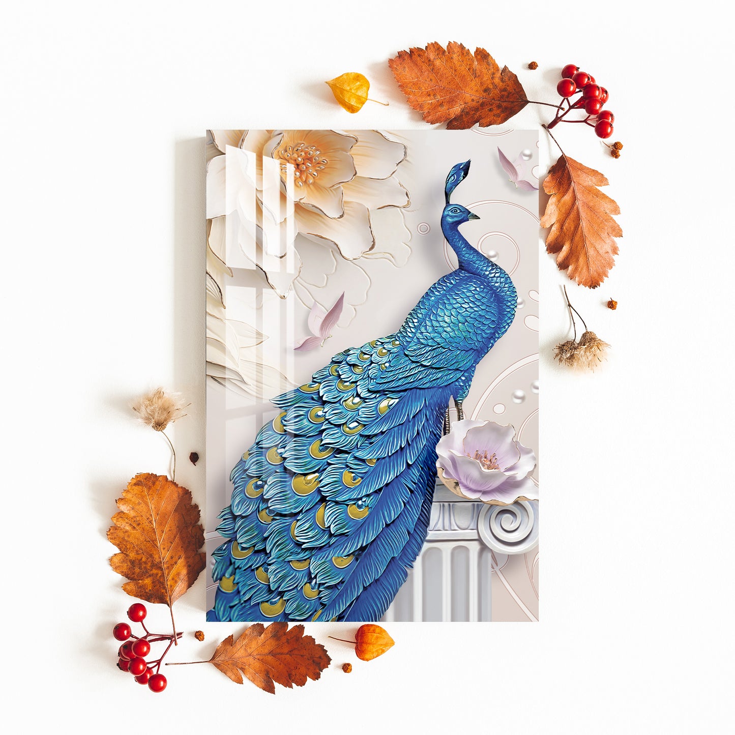 Beautiful Peacock Acrylic Wall Art