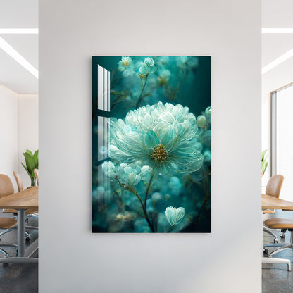 Alluring Turquoise Acrylic Wall Art