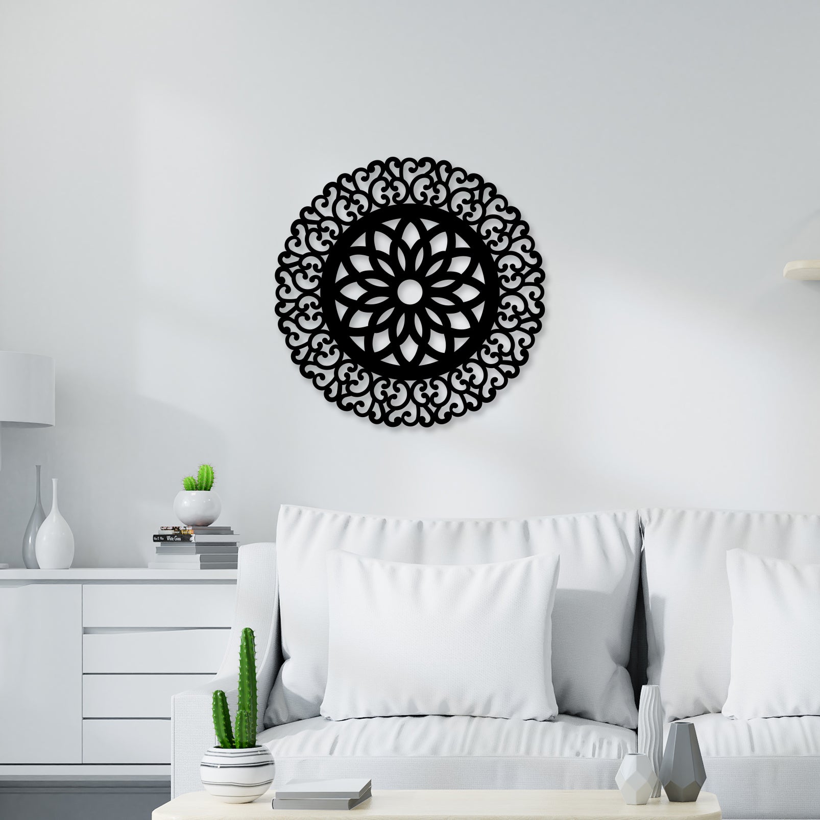 Beautiful Rangoli Metal Wall Art