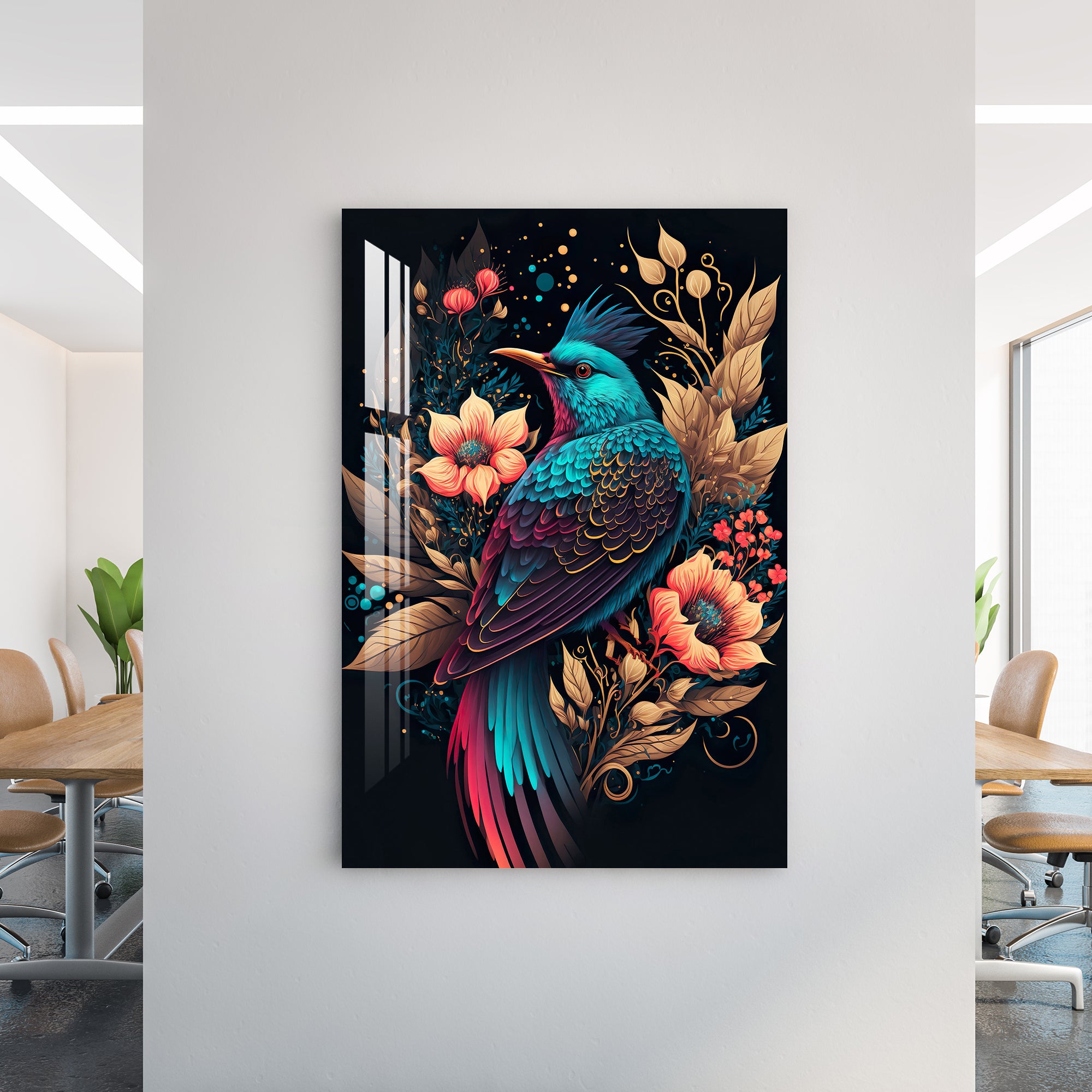 Tropical Bird Acrylic Wall Art