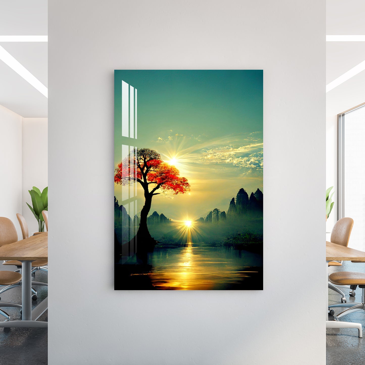 Serene Morning Acrylic Wall Art