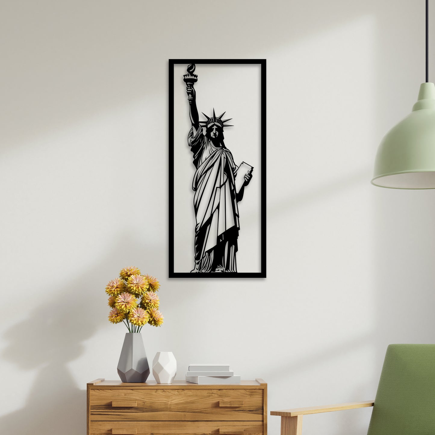 Statue of Liberty Metal Wall Art