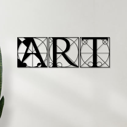 ART Word Metal Wall Art