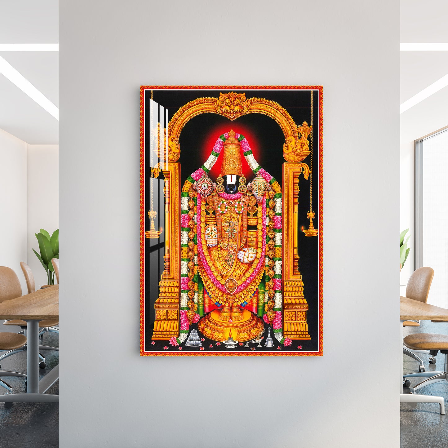 Lord Tirupati Balaji Acrylic Wall Art