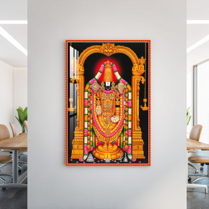 Lord Tirupati Balaji Acrylic Wall Art