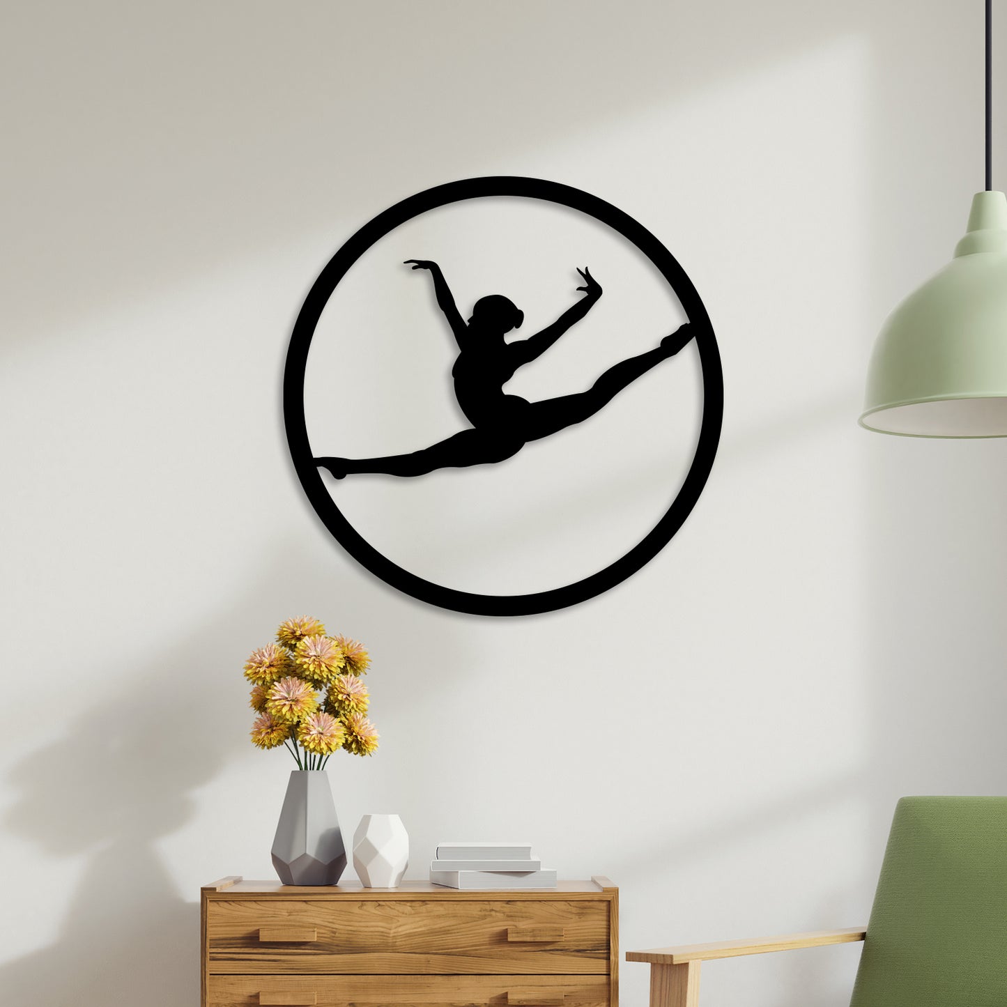 Gymnastics Metal Wall Art