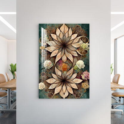 Autumn Flower Acrylic Wall Art