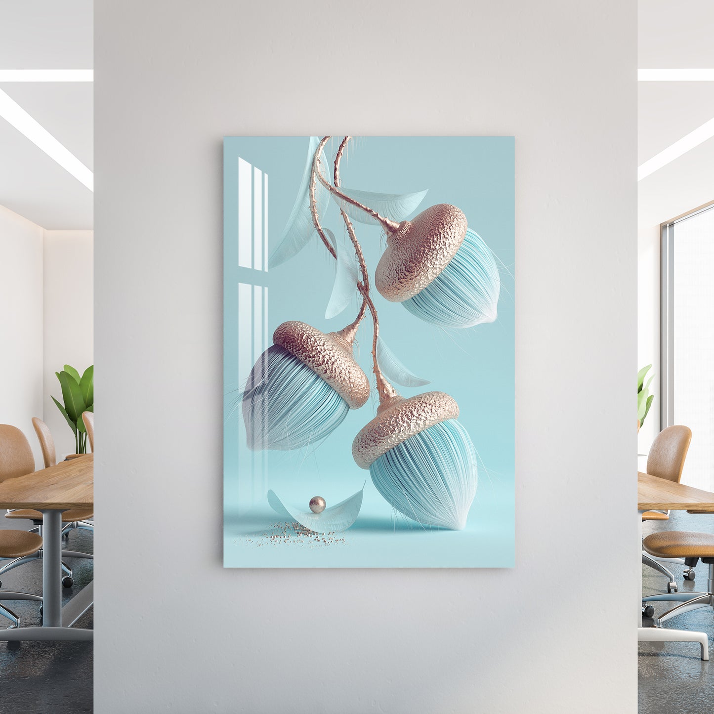 The Aesthetic Blue Acrylic Wall Art