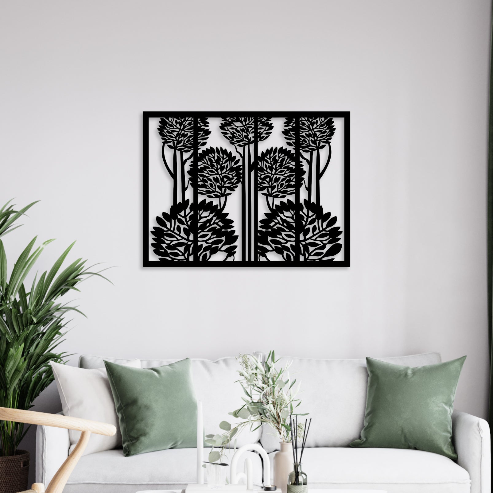 Big Tree Scenery Metal Wall Art