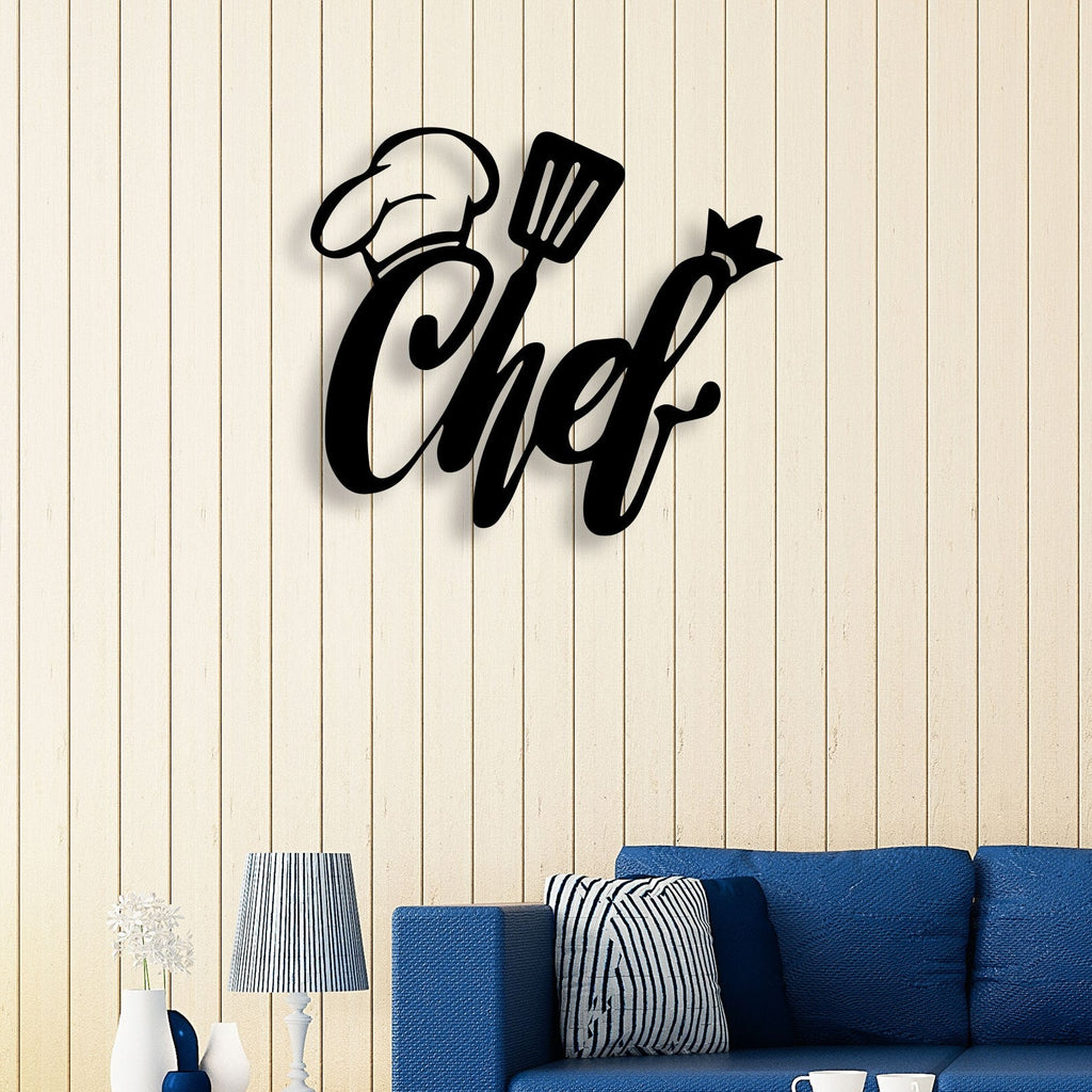 Chef Metal Wall Art