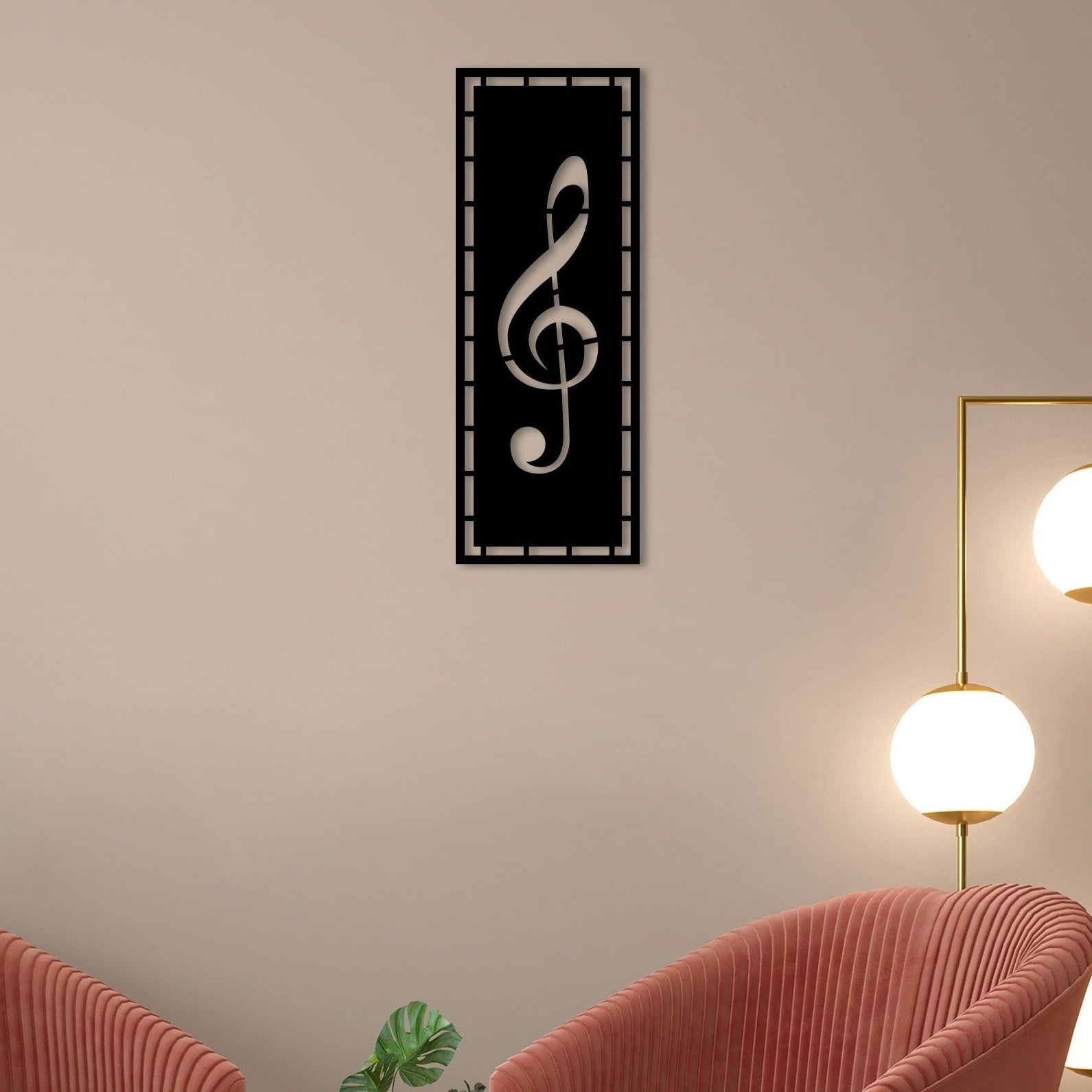 Music Lover Metal Wall Art