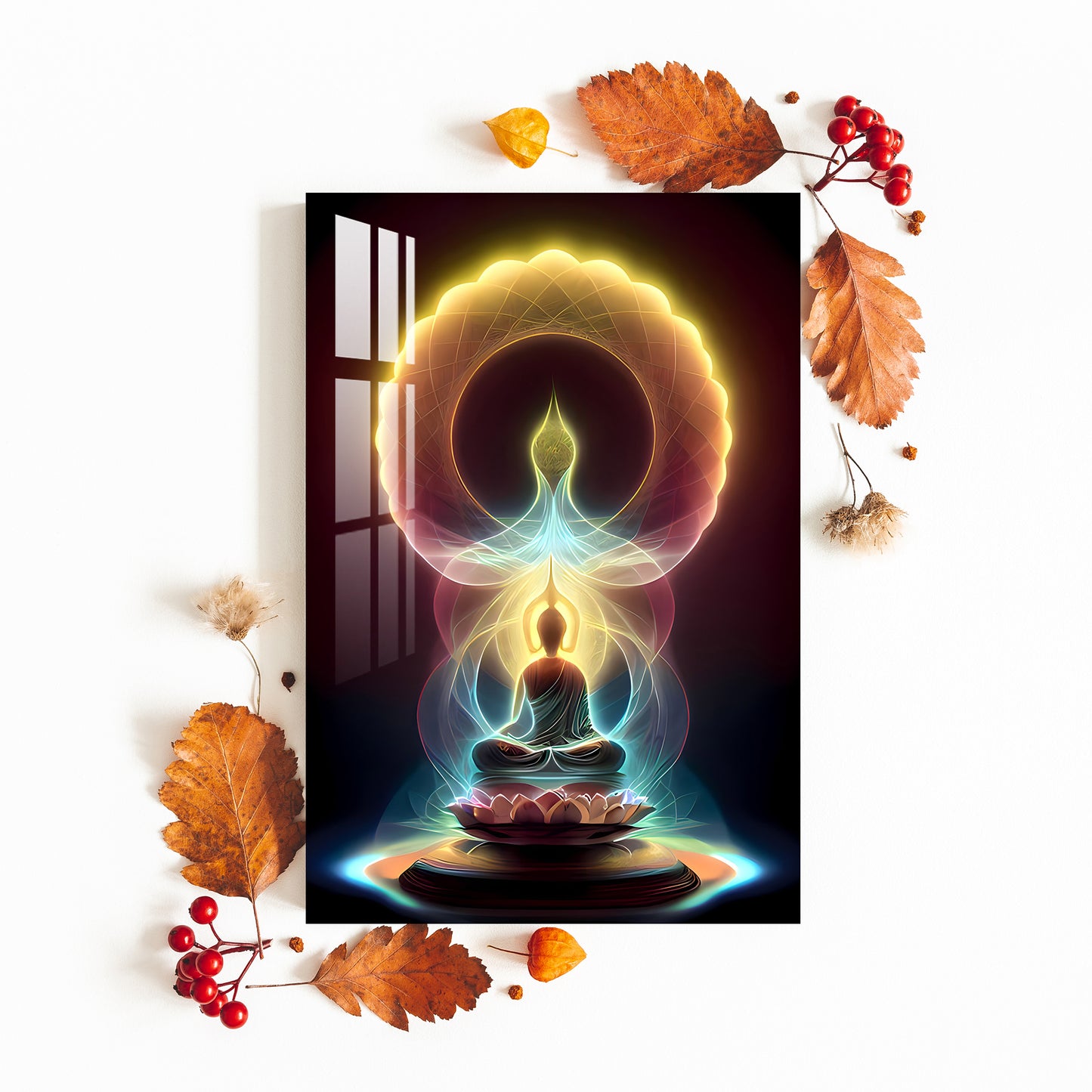 Powerful Energy Chakra Mandla Acrylic Wall Art