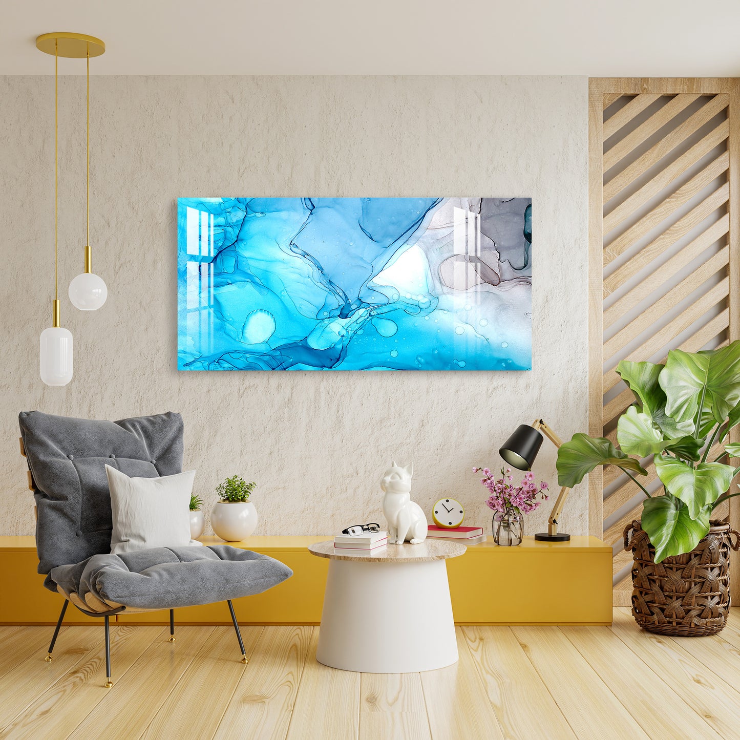 Water Splash Acrylic Wall Art