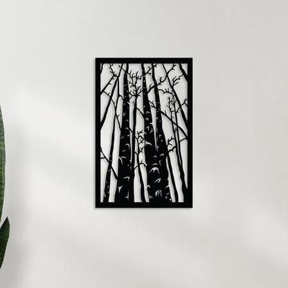 Big Trees Metal Wall Art