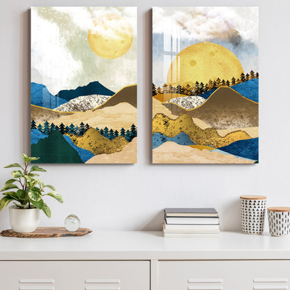 Captivating Scene Acrylic Wall Art (Set Of 2)