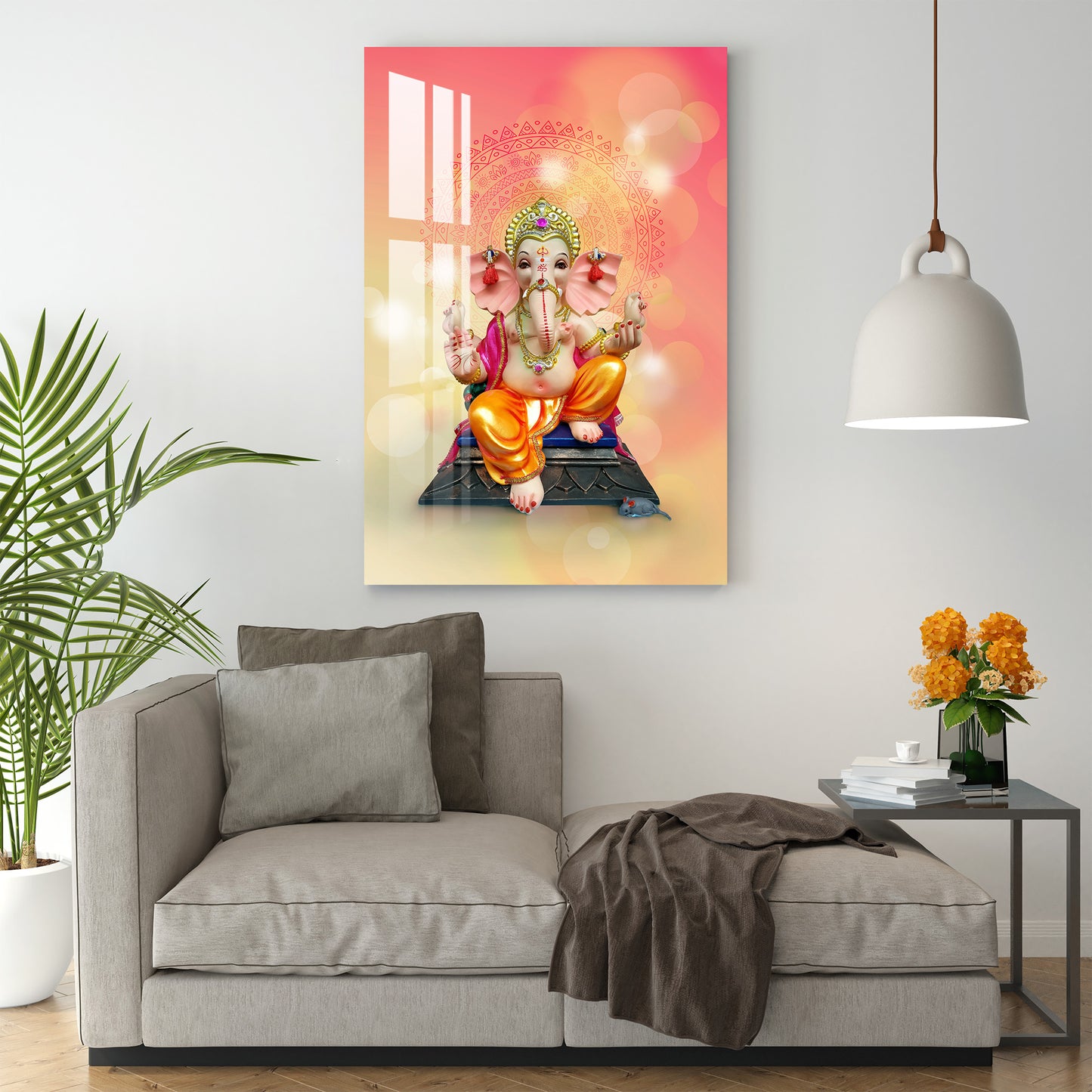 Ganpati Maharaj Acrylic Wall Art