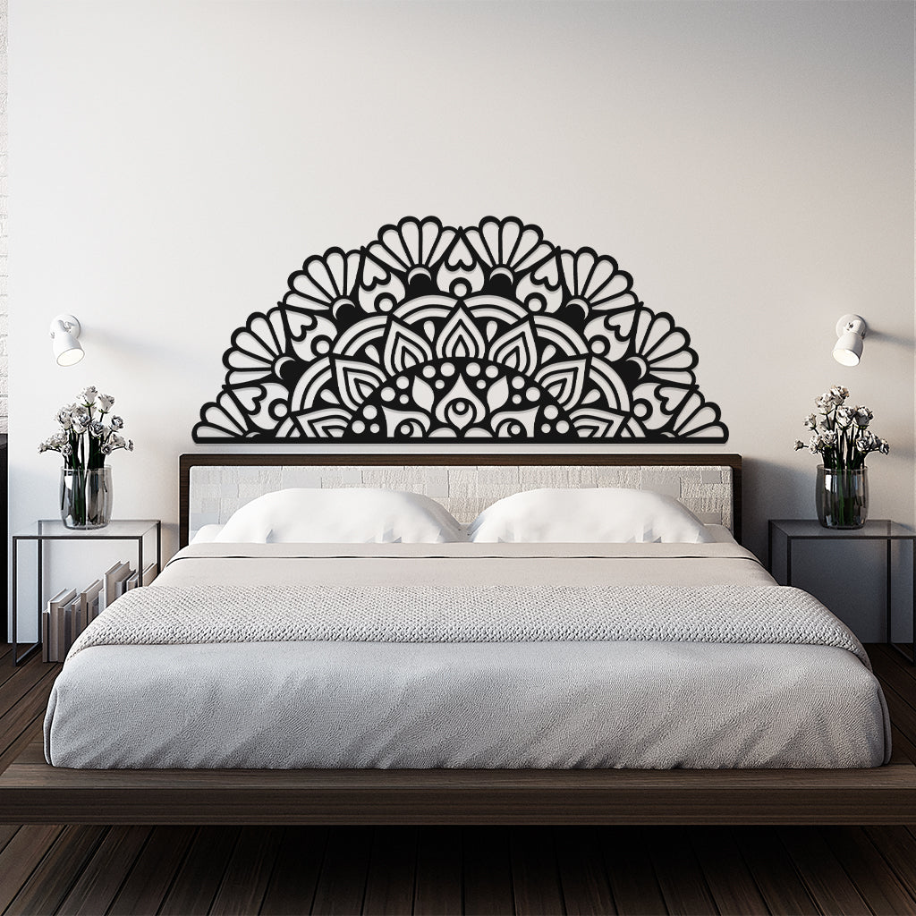 Abstract Rangoli Design Metal Wall Art