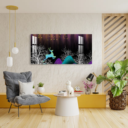 Cheerful Deer Acrylic Wall Art