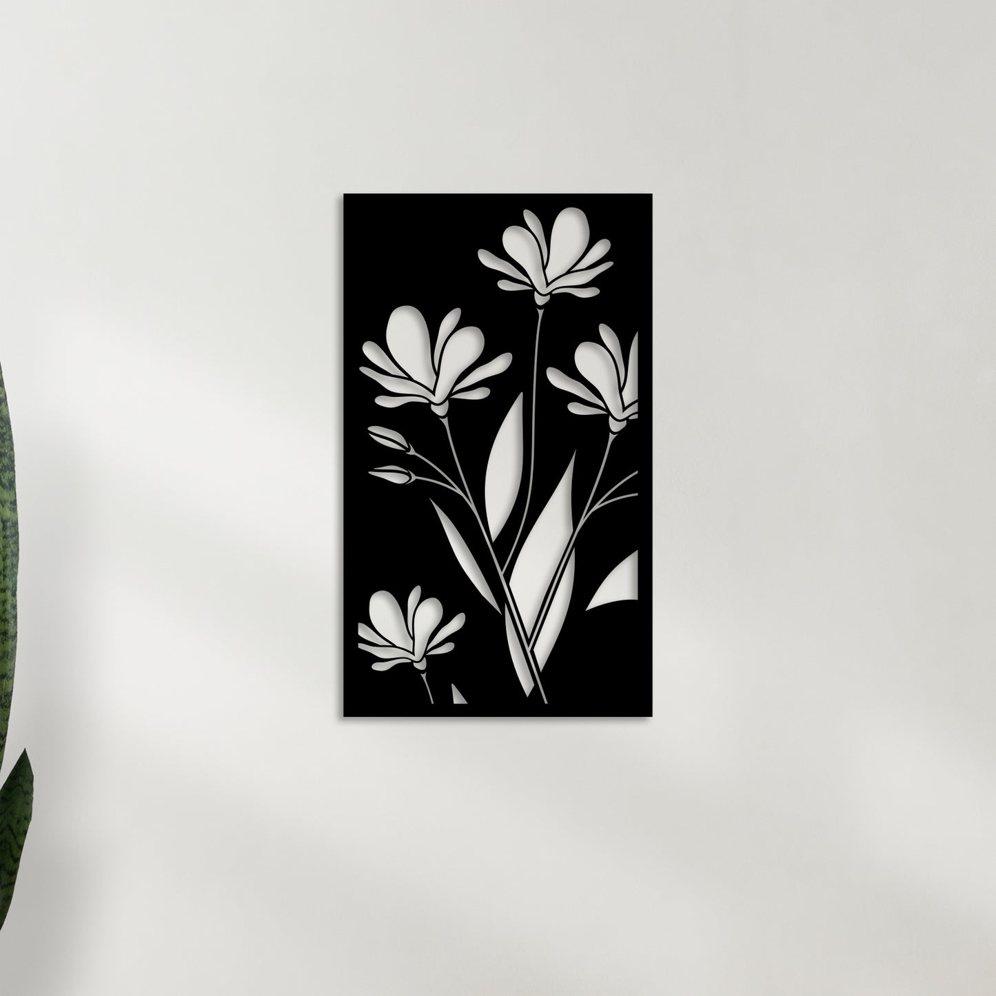 Flowers Metal Wall Art