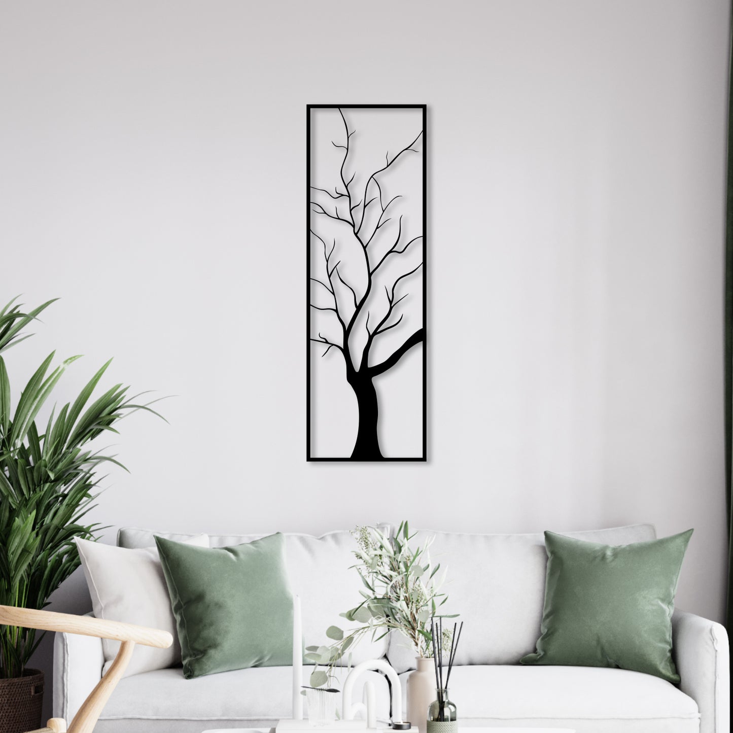 Deciduous Tree Metal Wall Art