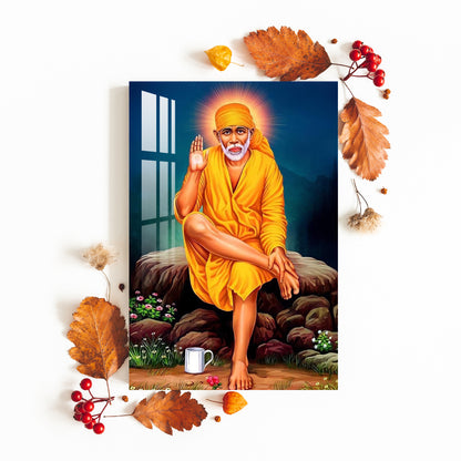 Shree Sai Nath Acrylic Wall Art