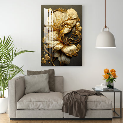 Golden Desire Acrylic Wall Art